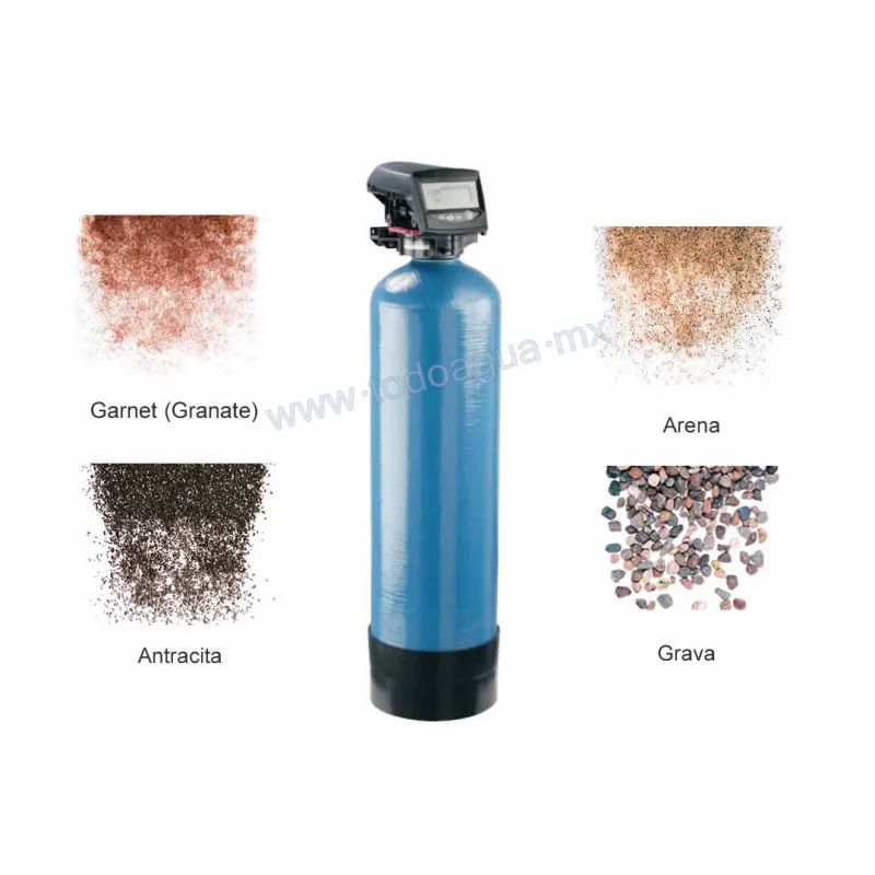 FILTRO Lecho Profundo Zeolita 3 ft3 Control Tiempo