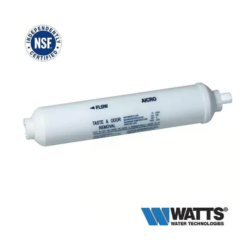 Filtro integral en línea carbón granular post-osmosis