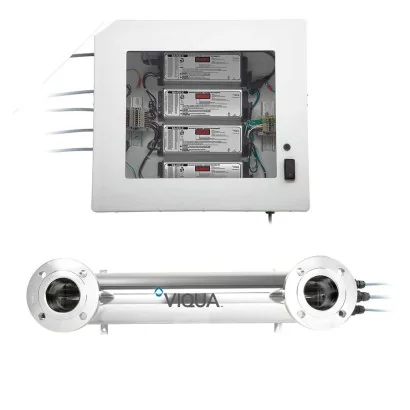 Sistema de desinfección por Rayos UV Uso comerciál Lámparas Multiples 143 GPM