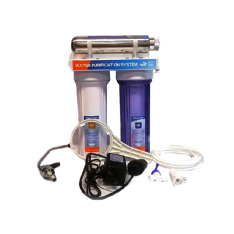 PURIFICADOR DE AGUA Tres pasos con UV 4 litros x min