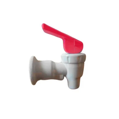 Llave para dispensador Agua Caliente Mango Rojo