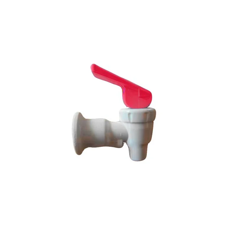 Llave para dispensador Agua Caliente Mango Rojo