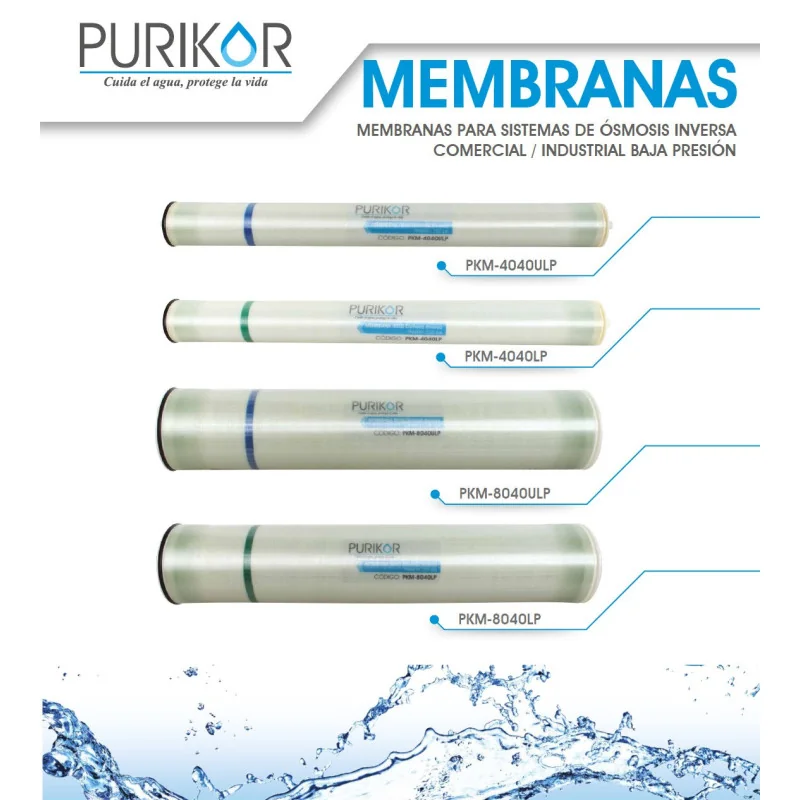 Membranas Purikor Osmosis Inversa PKM