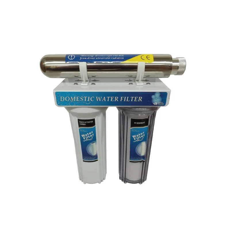 PURIFICADOR DE AGUA 3 Etapas Con UV de 12 watts 2 LPM