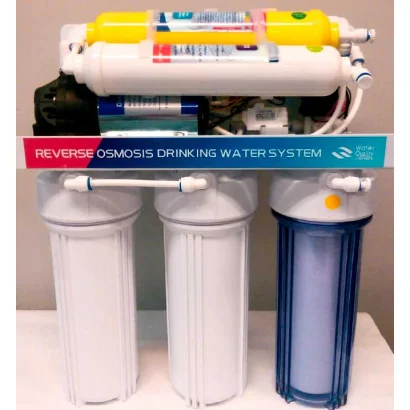 Sistema de Osmosis Inversa Alcalino 6 Etapas 50 GPD con Bomba