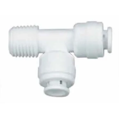 T Adaptador 1/4 " NPT x 1/4" Tubing x 1/4" Tubing