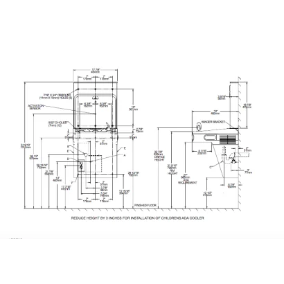 Elkay EZS8WSLK EZH2O Enfriador de agua de 8 GPH con estación de llenado de botellas - Sin filtro