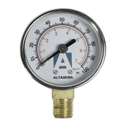 Manómetro 0-100 PSI Carátula 2"