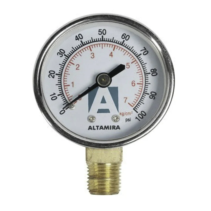 Manómetro 0-100 PSI Carátula 2"
