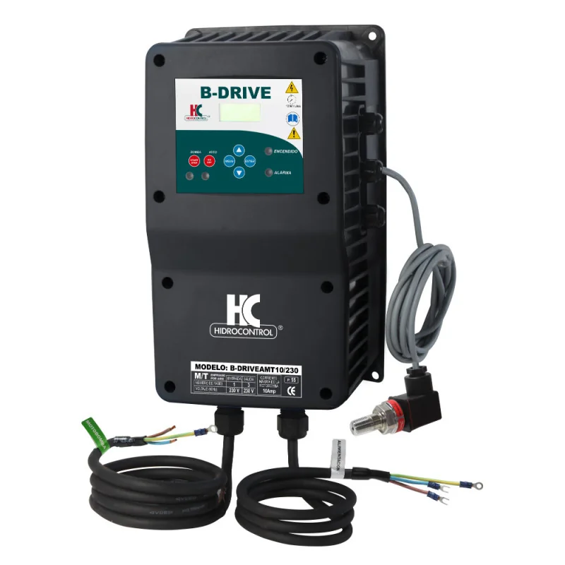VARIADOR DE FRECUENCIA HIDROCONTROL B-DRIVE (ENFRIADO POR AIRE), 1 FASES, 230VOLTS, PARA MOTOBOMBA 3 FASES,230VOLTS, 10A
