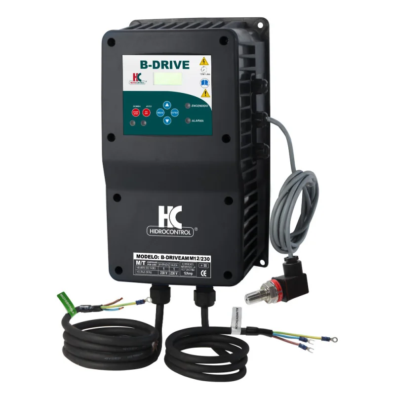 VARIADOR DE FRECUENCIA HIDROCONTROL B-DRIVE (ENFRIADO POR AIRE), 1 FASES, 230VOLTS, PARA MOTOBOMBA 1 FASES,230VOLTS, 12A