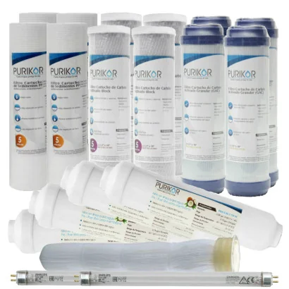 Kit de Mantenimiento 24 Meses PURIKOR para Purificador Ultrafiltración Mod. PKUF-6UV