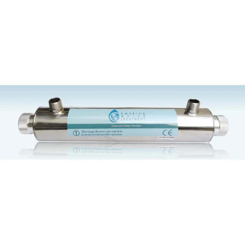 Sistema de Lampara UV 16 Watts Acero Inoxidable 2 GPM AWT 1/2"