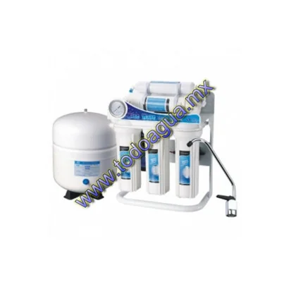 Osmosis Inversa 5 pasos 100 GPD Estilizada C/Bomba y Manómetro