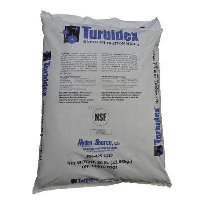 Turbidex Zeolita natural con certificación NSF para uso en agua Potable saco 1 Ft3