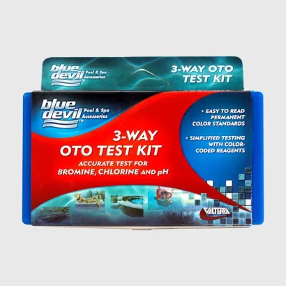 Kit de Triple Prueba OTO cloro, Bromo y PH Blue Devil