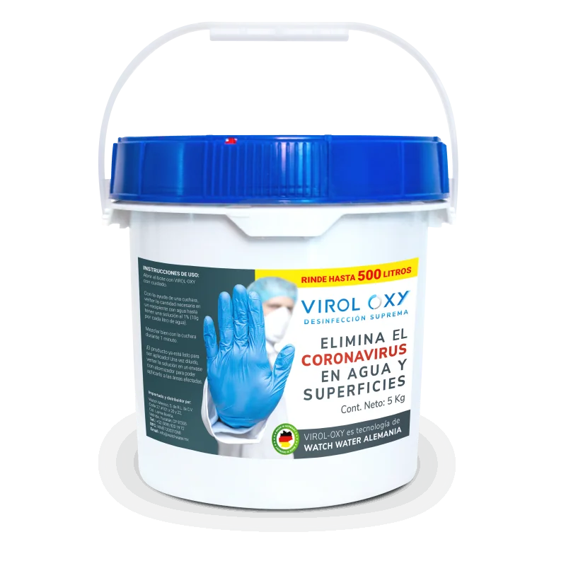 VIROL-OXY Desinfectante eficaz contra Virus 5 kg