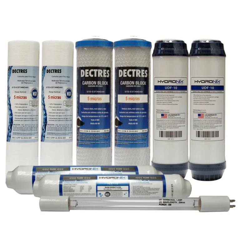 Kit de Mantenimiento 12 meses para osmosis inversa marca Purikor