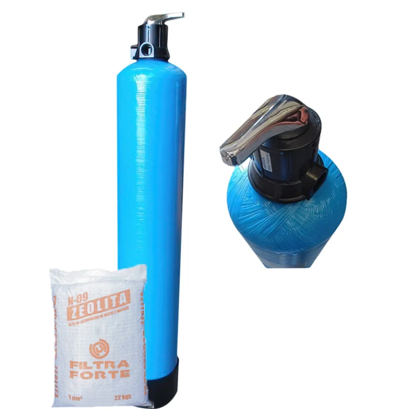 FILTRO 1.5 ft3 Zeolita Filtra Forte 3 micras Válvula Manual