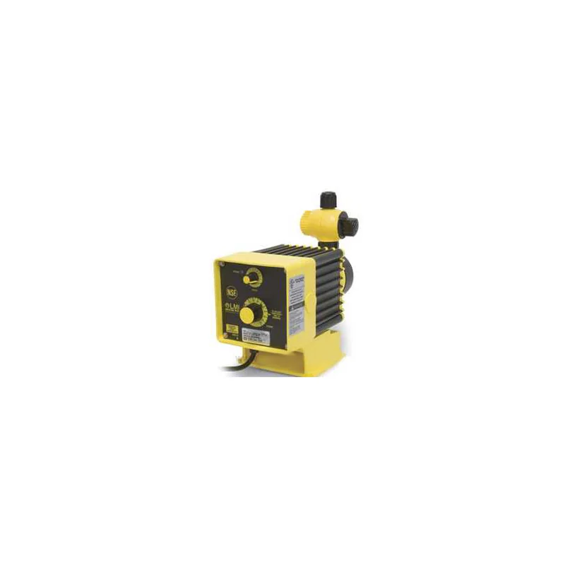 Bomba dosificadora 4 Gph 100 Psi Cabezal PVC Ajuste Control  Manual 2 perillas