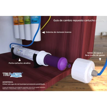 Cartucho de repuesto alcalino Para Porta Cartucho TW-ALK