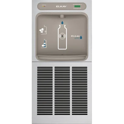 Estación de llenado de botellas empotradas Elkay EZH2O, inoxidable filtrado de 8 GPH