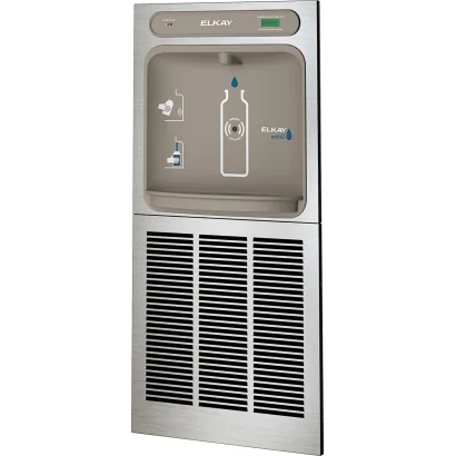 Estación de llenado de botellas empotradas Elkay EZH2O, inoxidable filtrado de 8 GPH