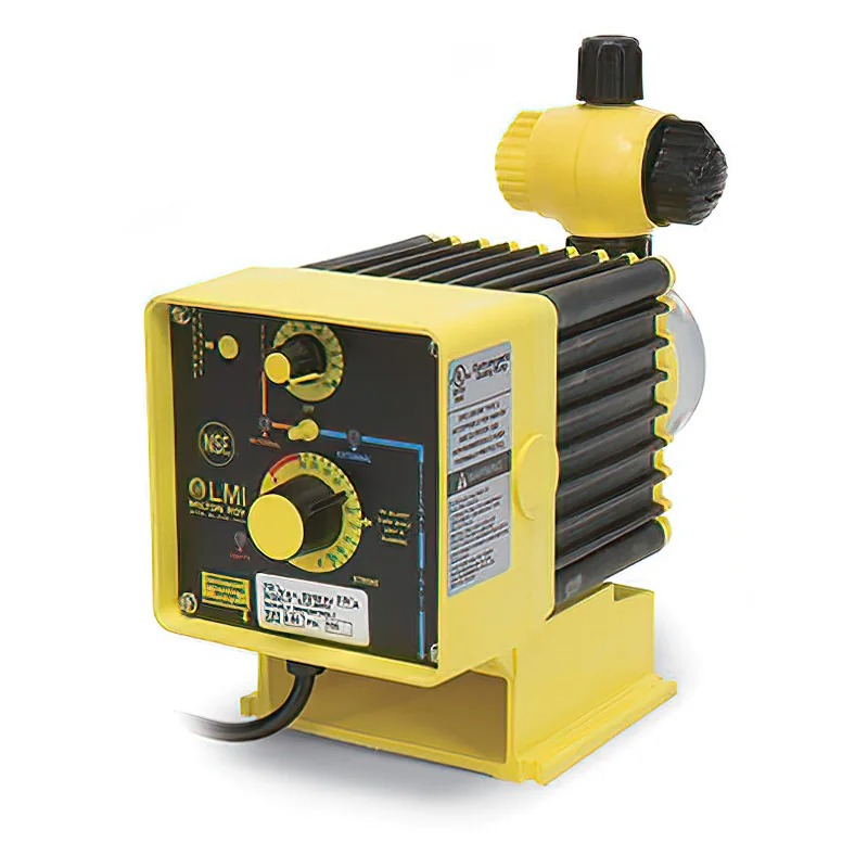 Bomba dosificadora 1.3 Gph 300 Psi Cabezal PVC Ajuste Control Manual 2 perillas