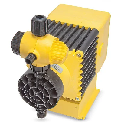 Bomba dosificadora 1.3 Gph 300 Psi Cabezal PVC Ajuste Control Manual 2 perillas