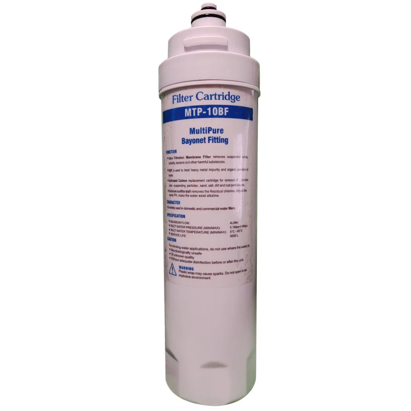 Repuesto para Purificador MTP-10BF MultiPure de Agua 4 Etapas Ultrafiltración Repuesto para Purificador MTP-10BF MultiPure de Agua 4 Etapas Ultrafiltración
