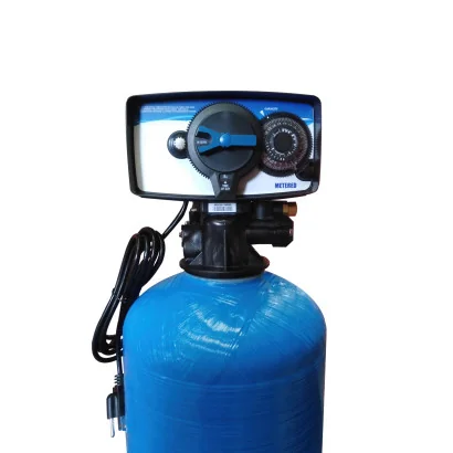 Kit Suavizador, 2ft³, Tanque Fibra 13"X54", Tanque Salmuera 14x34”, Válvula F11-SMM-W-2.4-1 Control Flujo, No Ensamblado