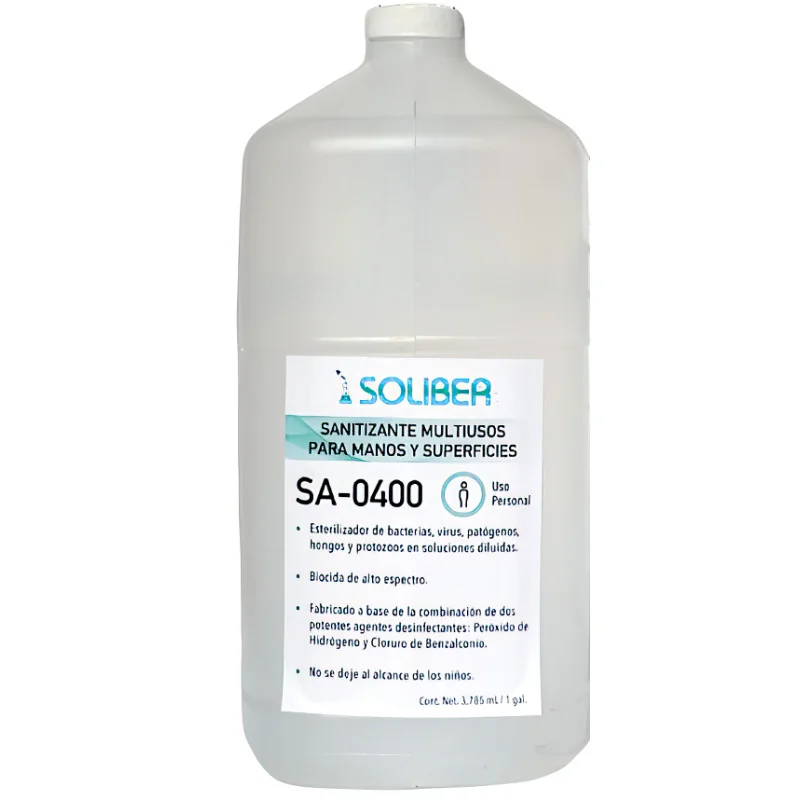 SA-0400 1 Galón Soliber Para Manos y Superficies de uso Personal