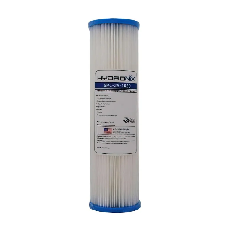 Hydronix SPC-25-1050 Cartuchos plisados 50 micras de poliéster