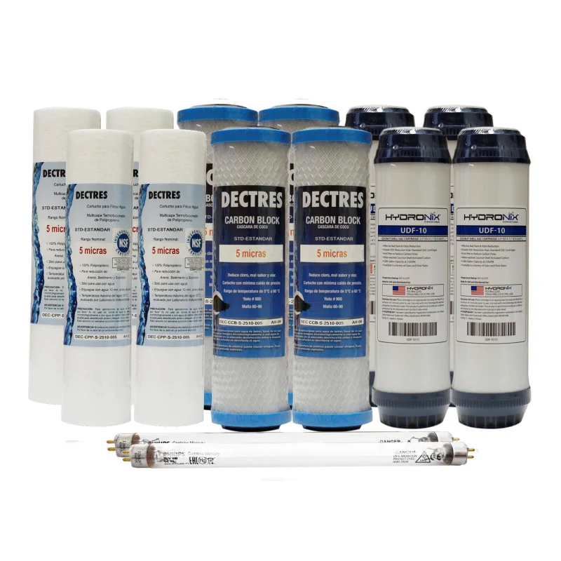 Kit de Mantenimiento 24 Meses para Purificación Básica 4 Etapas con UV