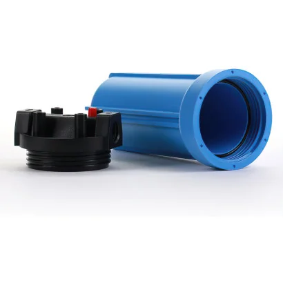 Portafiltro HF5-10BLBK34PR HYDRONIX NSF azul 3/4" con PR