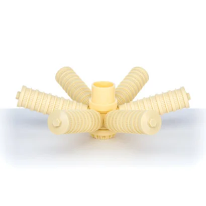 Distribuidor PP, Inferior interno, 36", ros. 4", Brazos, tubería 1.5" (10849)