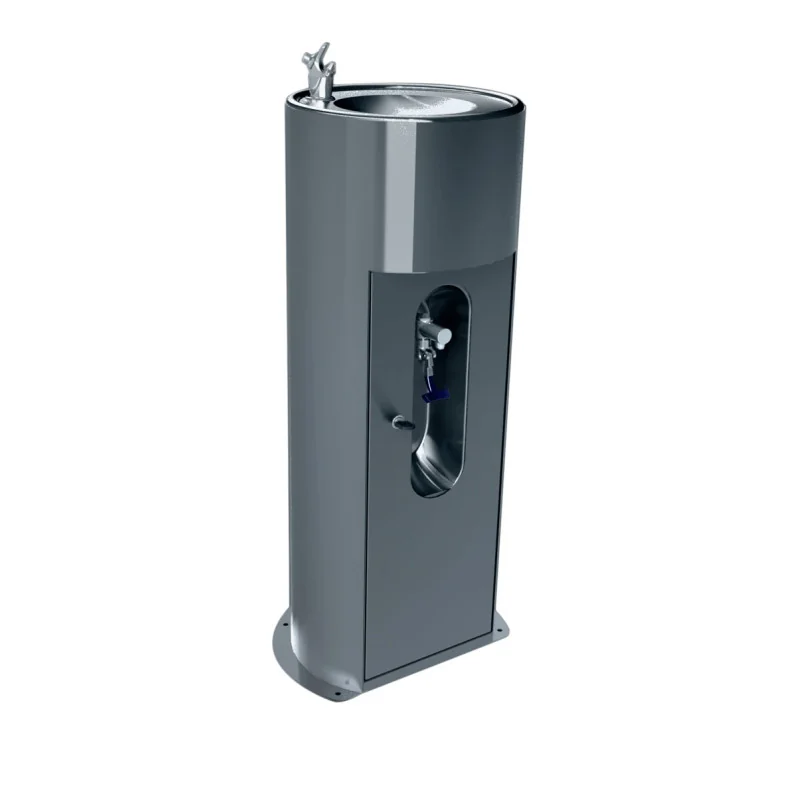Bebedero Acero Inoxidable BBT1 una Toma con Llenador de Botellas no Filtrado 85 cms