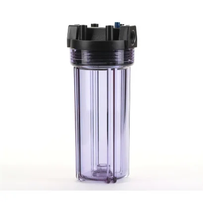 HF5-10CLBK34PR Portafiiltro Transpartente cartucho 2.5" x 10" conex. 3/4 NPT C/BL