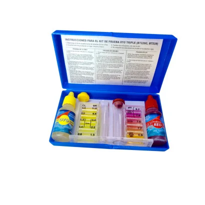 Kit de Triple Prueba OTO cloro, Bromo y PH Blue Devil