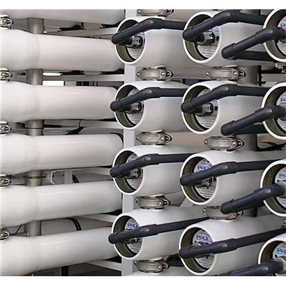 TEC 8-300-SP portamembrana 8"x160" 300 psi Blanco conex.1.5" Lateral