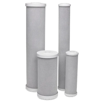 Filtros de cartucho de bloque de carbón P-CB-0.5-10BV 4.5"x10" 0.5 micras