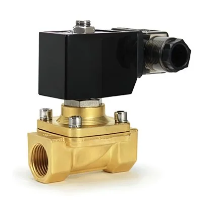 Válvula Solenoide 110V 50/60 Hz 3/4” FNPT normalmente cerrada Bronce