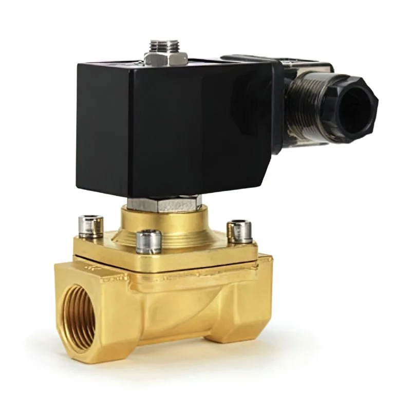 Válvula Solenoide 110V 50/60 Hz 3/4” FNPT normalmente cerrada Bronce