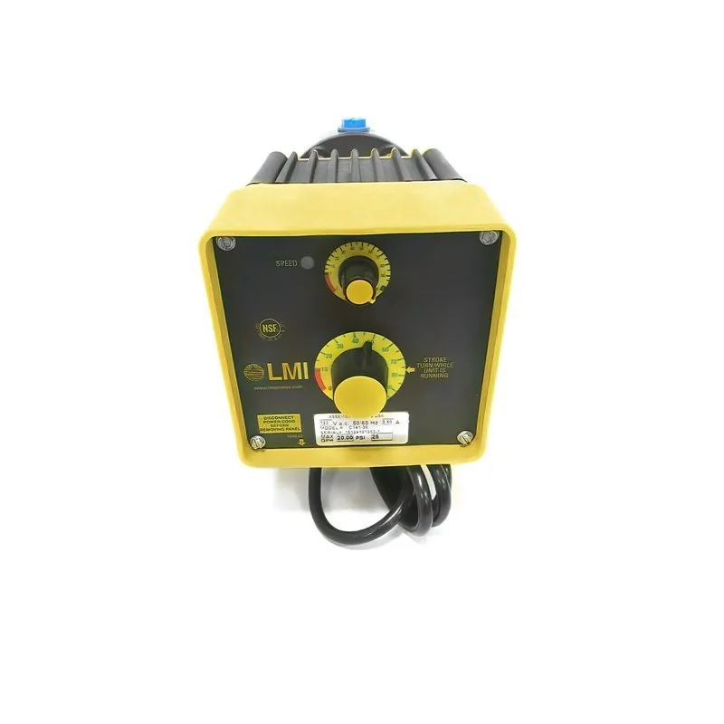 C141-36 Bomba Dosificadora de químicos LMI 20 GPH & 25 psi C141-36 Bomba Dosificadora de químicos LMI 20 GPH & 25 psi