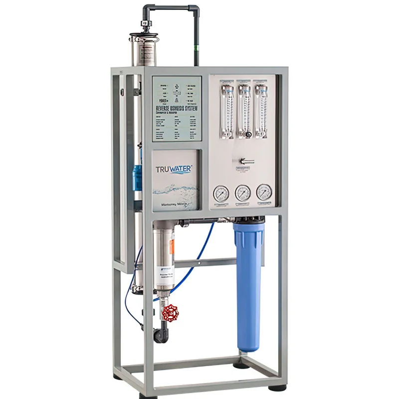Sistema de Ósmosis Inversa Comercial de 1400-1584 GPD 1 Membrana Vasos de Acero Inox