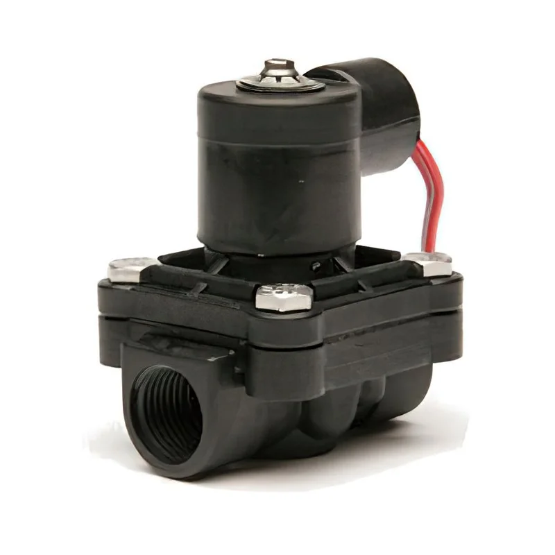 Válvula Solenoide 1/2”, 120V. Plástico