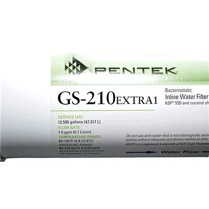 Cartucho en línea GS-210-EXTRA1 KDF conex. rápida de ¼” 2.5” x 11”