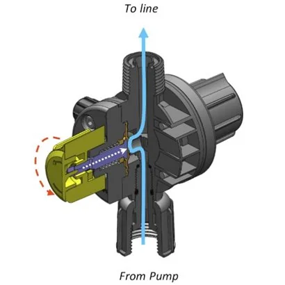 57708 Kit Montaje Válvula multifunción (MFV) versión estándar PVDF 1/2"