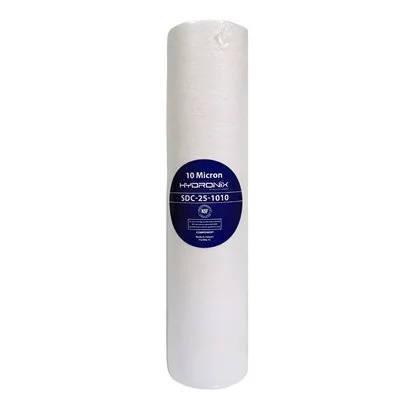 Cartucho SDC-25-1010 Hydronix Polipropileno 2.5" x 10" sedimentos 10 Micras