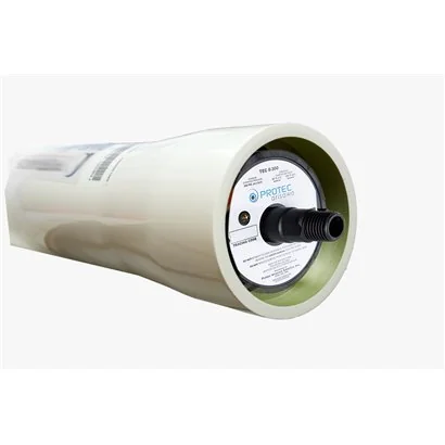 EC 8-300-SP portamembrana 8"x40" 300 psi Blanco conex.1.5" Lateral